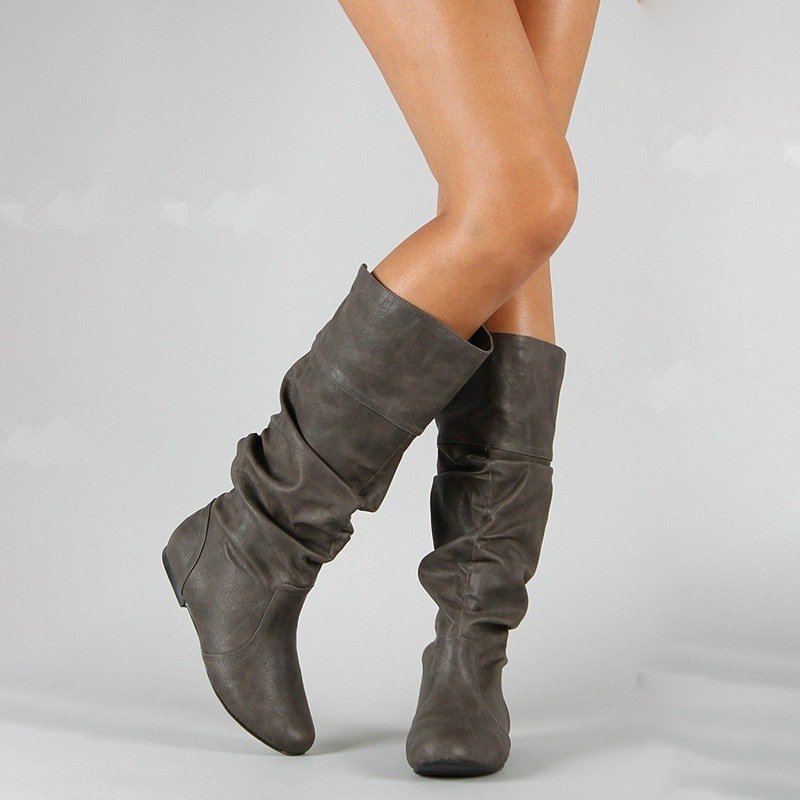 Women PU Booties Casual Comfort Plus Size Shoes
